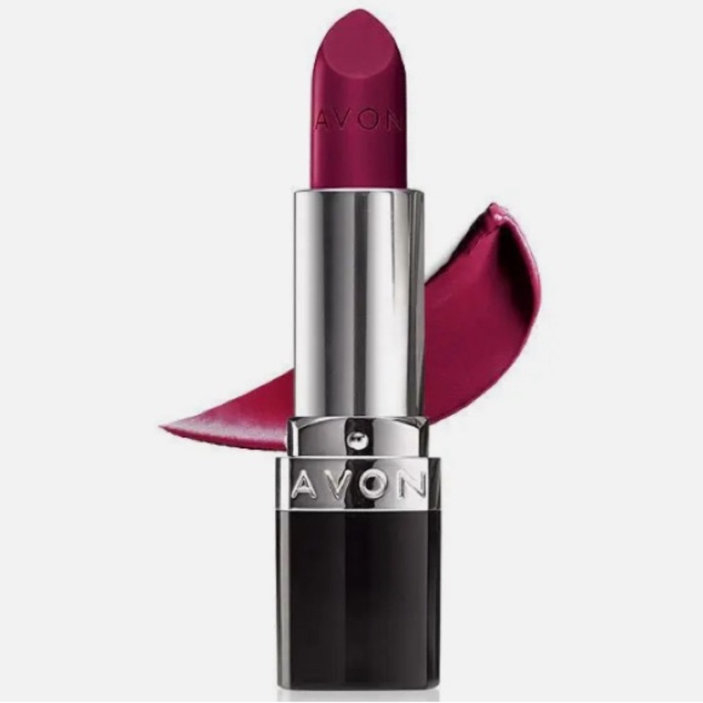 NEW Sealed AVON Wine With Everything True Color Lipstick Moisturizer Barbie
